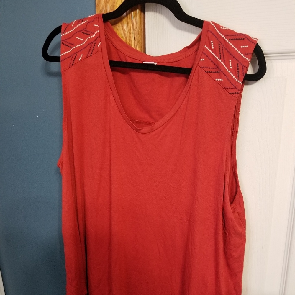 Womens Old Navy Burnt Orange Tank Top